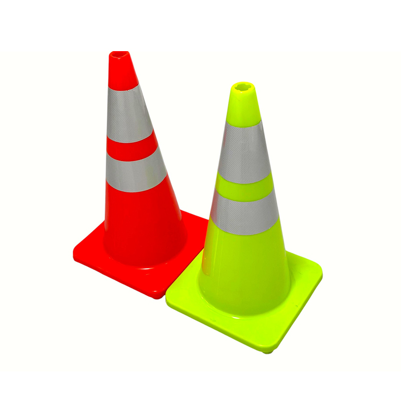 Con de siguranță în trafic din PVC de înaltă elasticitate cu bază de cauciuc ponderată opțională pentru controlul rutier în orice vreme și izolarea pericolelor