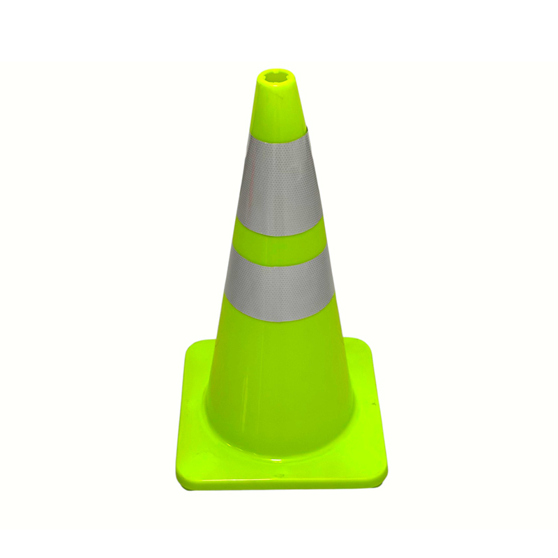 Con de siguranță în trafic din PVC de înaltă elasticitate cu bază de cauciuc ponderată opțională pentru controlul rutier în orice vreme și izolarea pericolelor