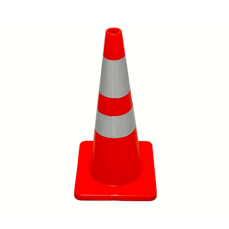 Con de siguranță în trafic din PVC de înaltă elasticitate cu bază de cauciuc ponderată opțională pentru controlul rutier în orice vreme și izolarea pericolelor