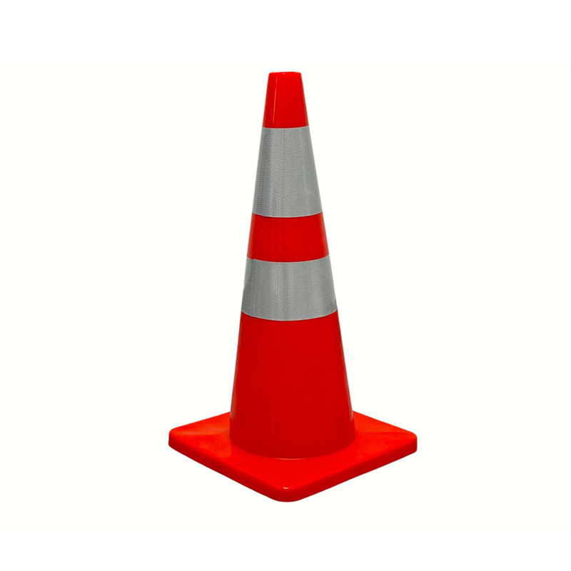 Con de siguranță în trafic din PVC de înaltă elasticitate cu bază de cauciuc ponderată opțională pentru controlul rutier în orice vreme și izolarea pericolelor