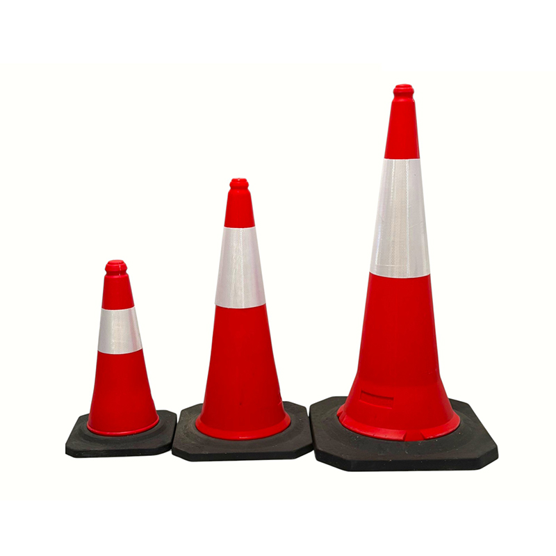 Con reflectorizant de siguranță în trafic de 50/75/100 cm PE de înaltă vizibilitate pentru managementul drumurilor