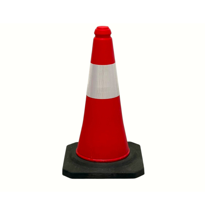 Con reflectorizant de siguranță în trafic de 50/75/100 cm PE de înaltă vizibilitate pentru managementul drumurilor