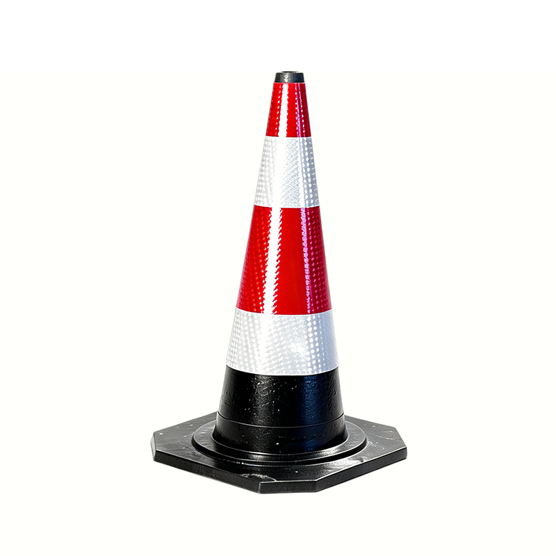 Con de trafic din cauciuc industrial de mai multe dimensiuni pentru o soluție de siguranță rutieră rentabilă