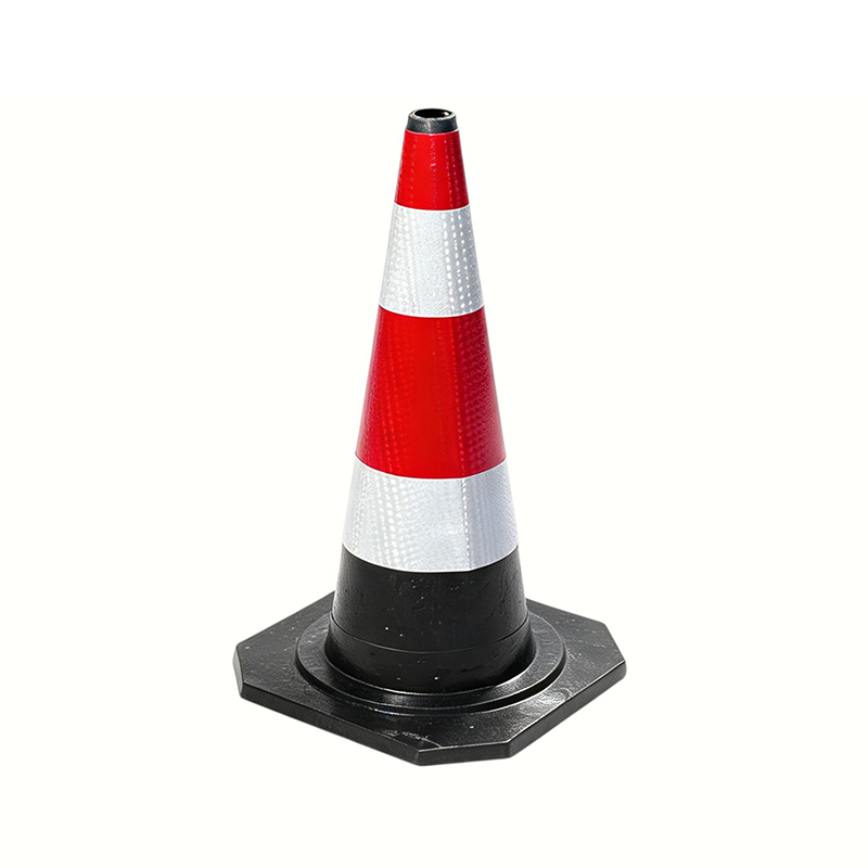 Con de trafic din cauciuc industrial de mai multe dimensiuni pentru o soluție de siguranță rutieră rentabilă