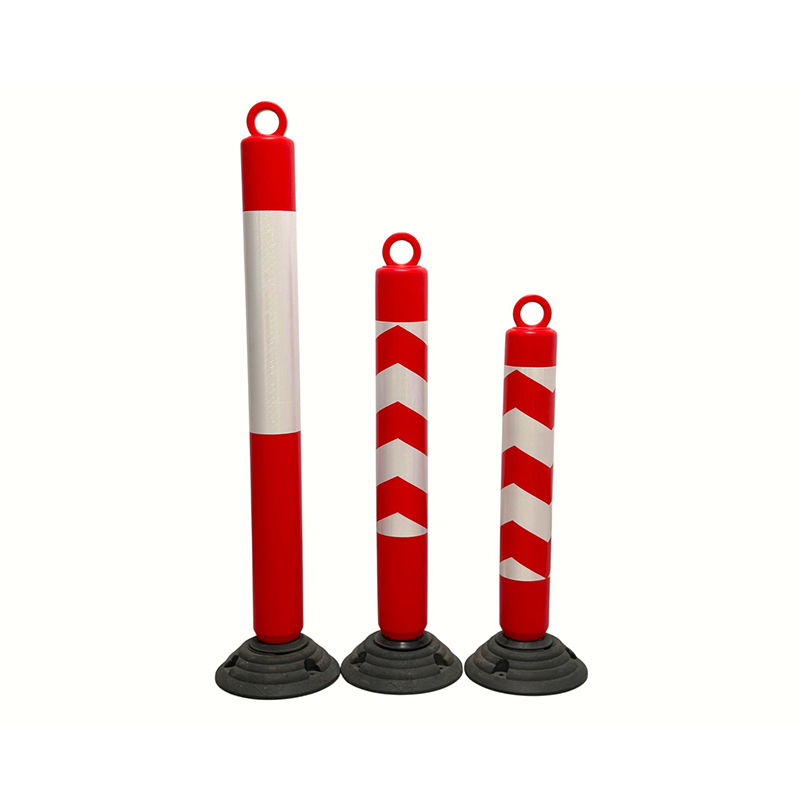 Post de delimitare omnidirecțional cu auto-îndreptare pentru zone cu impact ridicat și ghidare pentru trafic urban