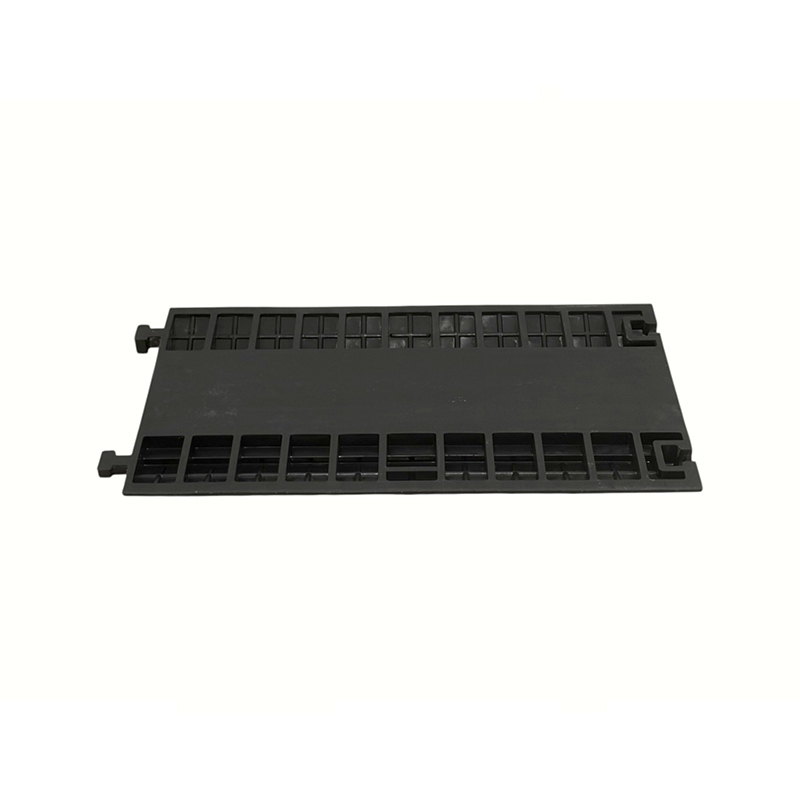 Bază întărită din cauciuc, cu capacitate portantă mare, capac din PVC, cu 3 canale, protectie pentru cabluri pentru utilizare grea