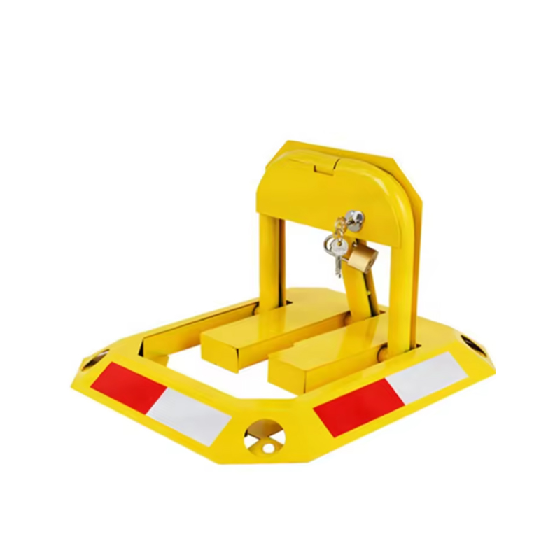 Culoarea de avertizare roșu/galben Blocare manuală de parcare triunghiulară anti-coliziune rezistentă