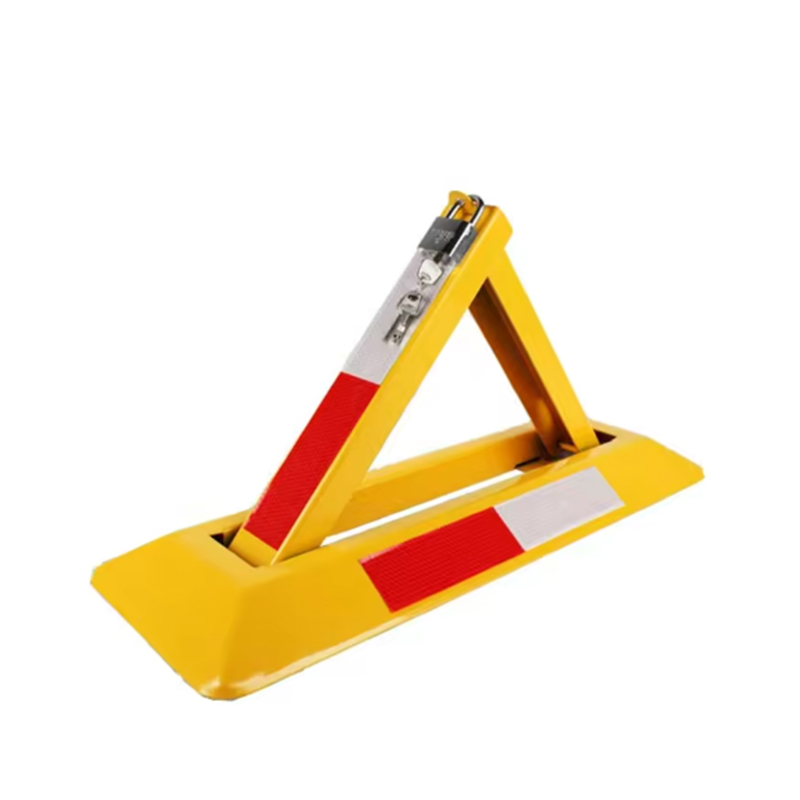 Culoarea de avertizare roșu/galben Blocare manuală de parcare triunghiulară anti-coliziune rezistentă