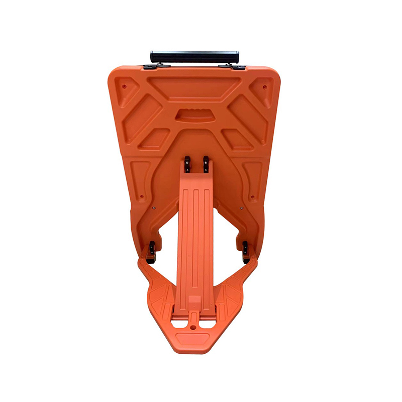 Semn de circulație portabil din plastic HDPE, extensibil, pătrat, cu cleme de schimbare rapidă