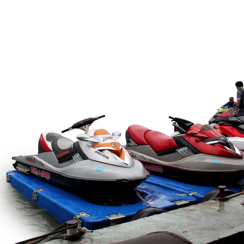 Dock modular HDPE pentru teleschiul cu jet ski