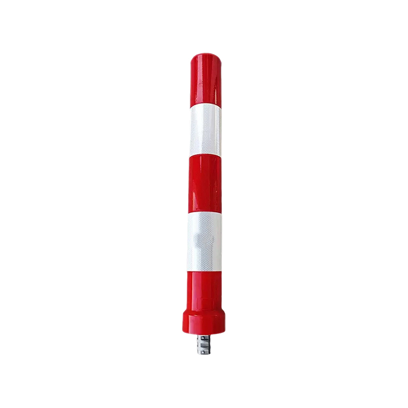 Bollards de avertizare de trafic detașabil de mare rezistență din TPU cu bază filetată cu eliberare rapidă