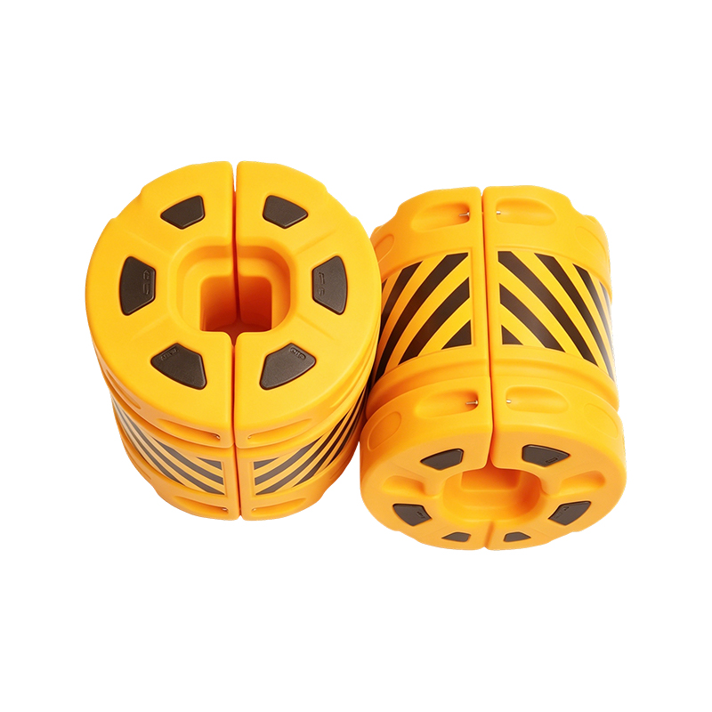 Combinație modulară HDPE Trafic Anti-impact Butoi cu folii reflectorizante