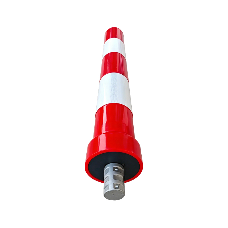 Bollards de avertizare de trafic detașabil de mare rezistență din TPU cu bază filetată cu eliberare rapidă