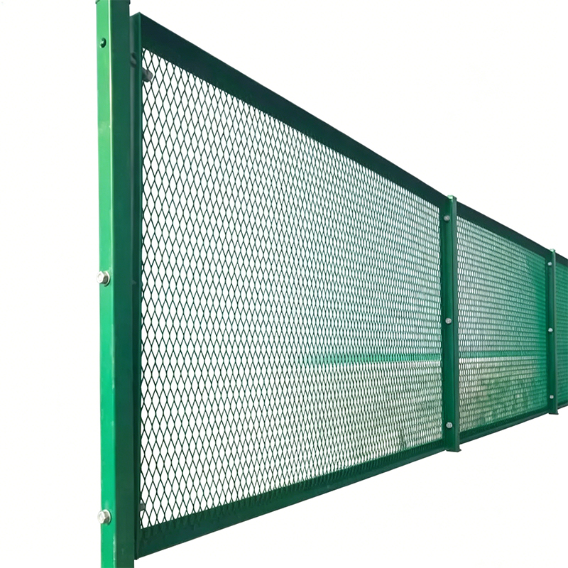 Ecran din plasă anti-orbire flexibilă din polimer de rezistență pentru balustrade de autostradă