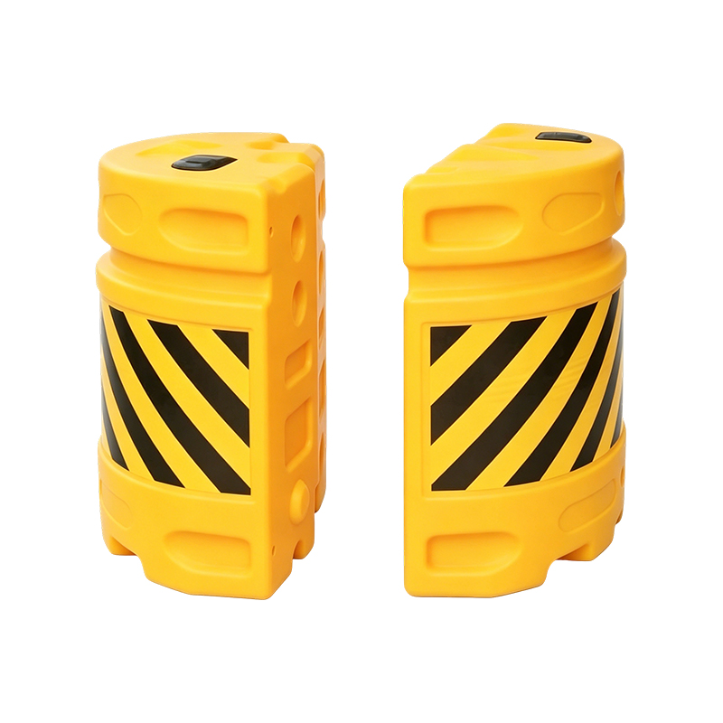 Combinație modulară HDPE Trafic Anti-impact Butoi cu folii reflectorizante