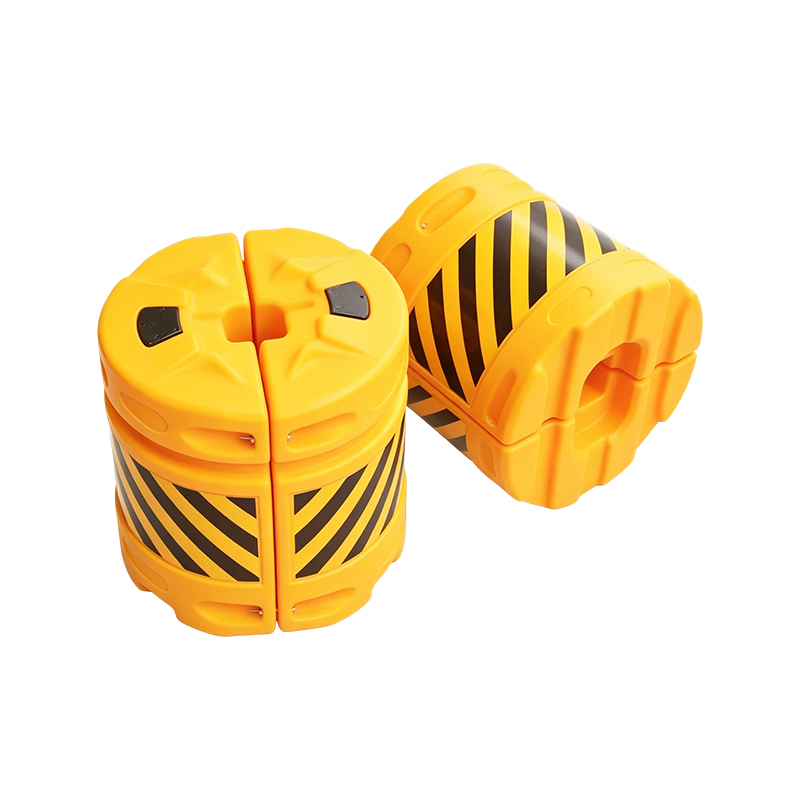 Combinație modulară HDPE Trafic Anti-impact Butoi cu folii reflectorizante