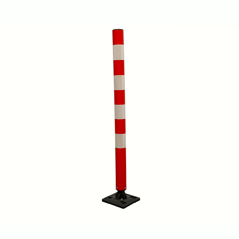 Stalp de delimitare a traficului montat la suprafață cu bază înșurubată Stalp de delimitare a traficului montat la suprafață cu bază înșurubată
