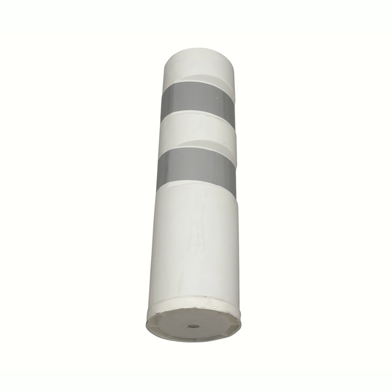 Stâlp de avertizare de siguranță din plastic cu benzi reflectorizante