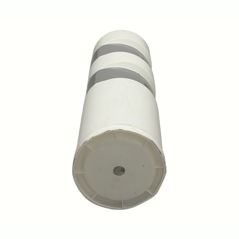 Stâlp de avertizare de siguranță din plastic cu benzi reflectorizante