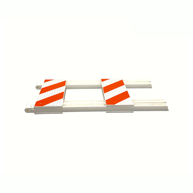 Baricada de trafic cu cadru A din plastic cu panouri reflectorizante de calitate inginerească