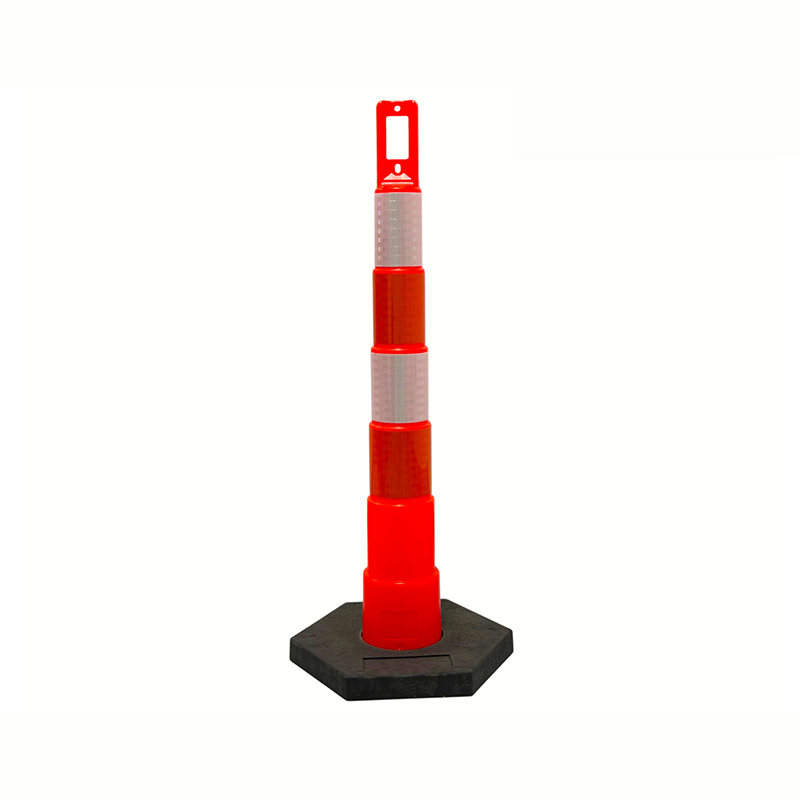 Stâlp de avertizare de trafic de rezistență cu mâner superior