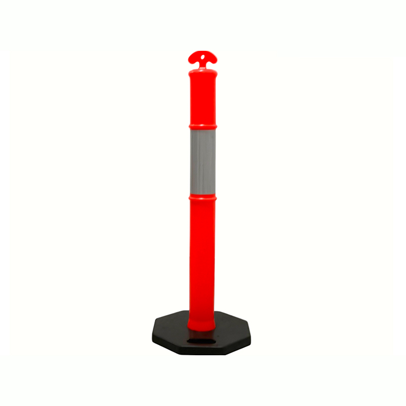Stâlp de avertizare de trafic de rezistență cu mâner superior