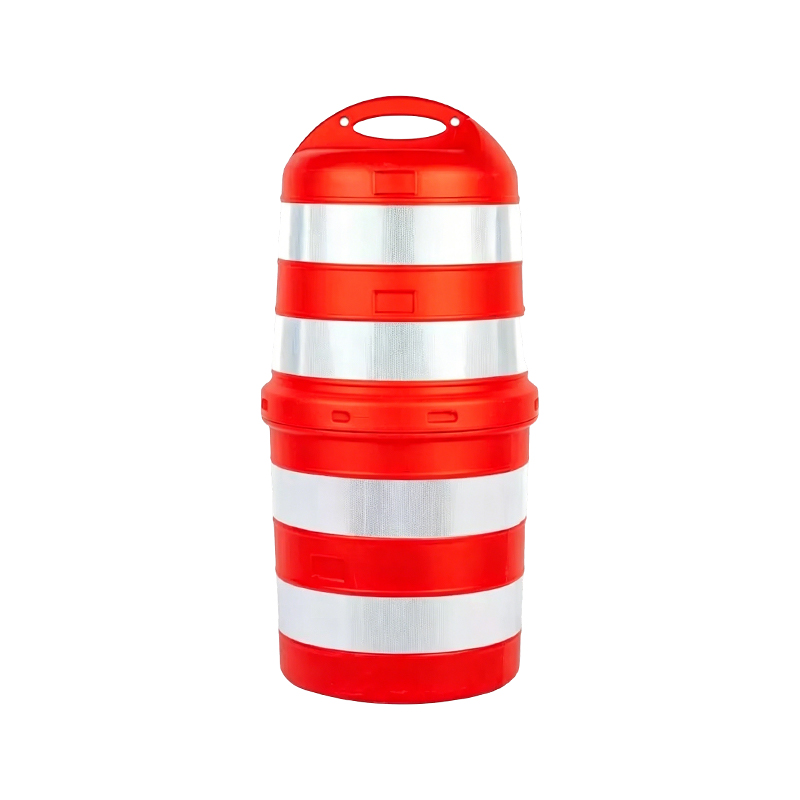 Tambur de trafic HDPE din două piese cu mâner superior mare