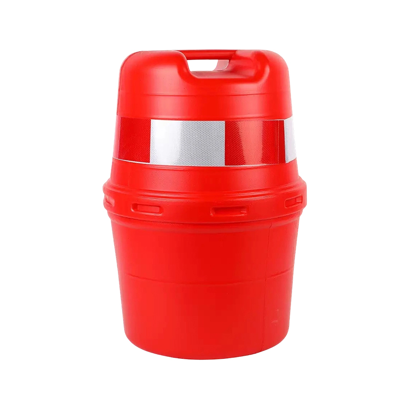 Tambur de trafic HDPE din două piese cu mâner superior mare