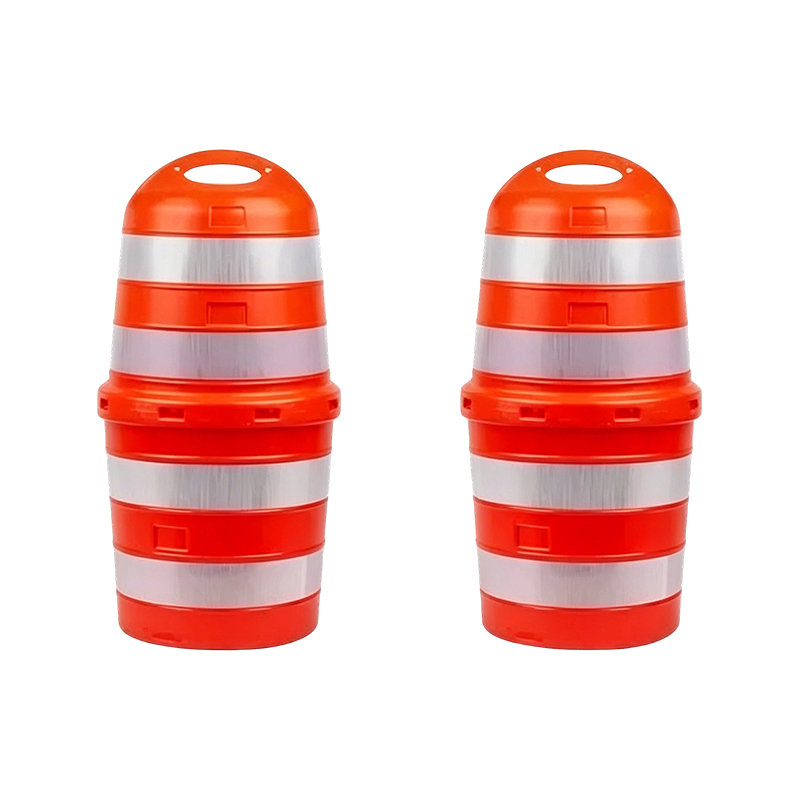 Tambur de trafic HDPE din două piese cu mâner superior mare Tambur de trafic HDPE din două piese cu mâner superior mare