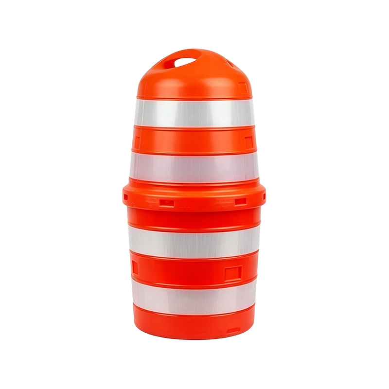 Tambur de trafic HDPE din două piese cu mâner superior mare