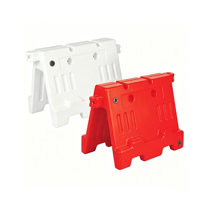 Barieră de trafic din plastic umplută cu apă cu profil redus Barieră de trafic din plastic umplută cu apă cu profil redus