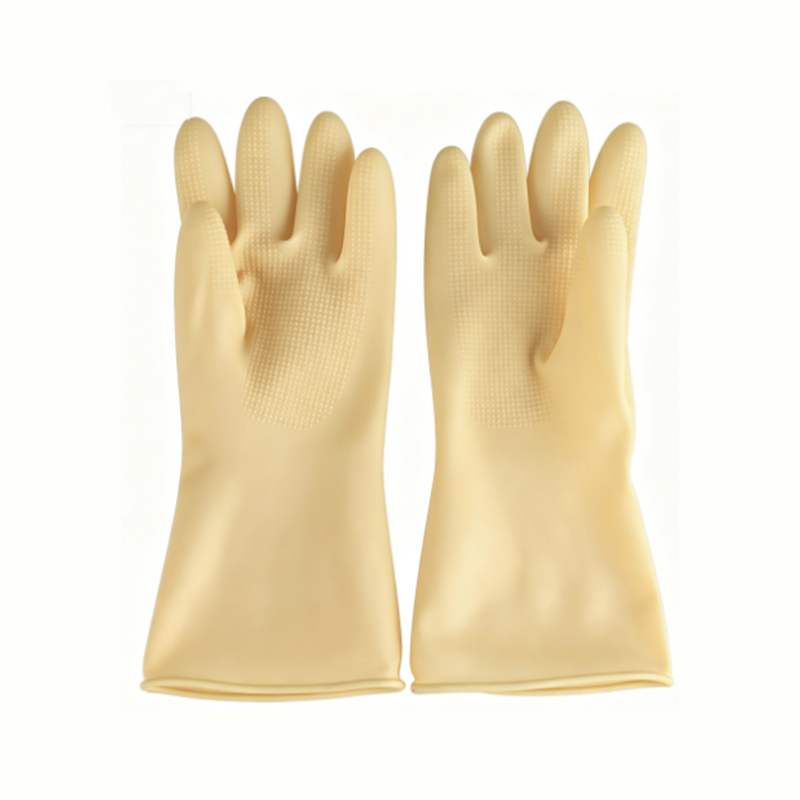 Mănuși de cauciuc din latex rezistente la acizi/alcali