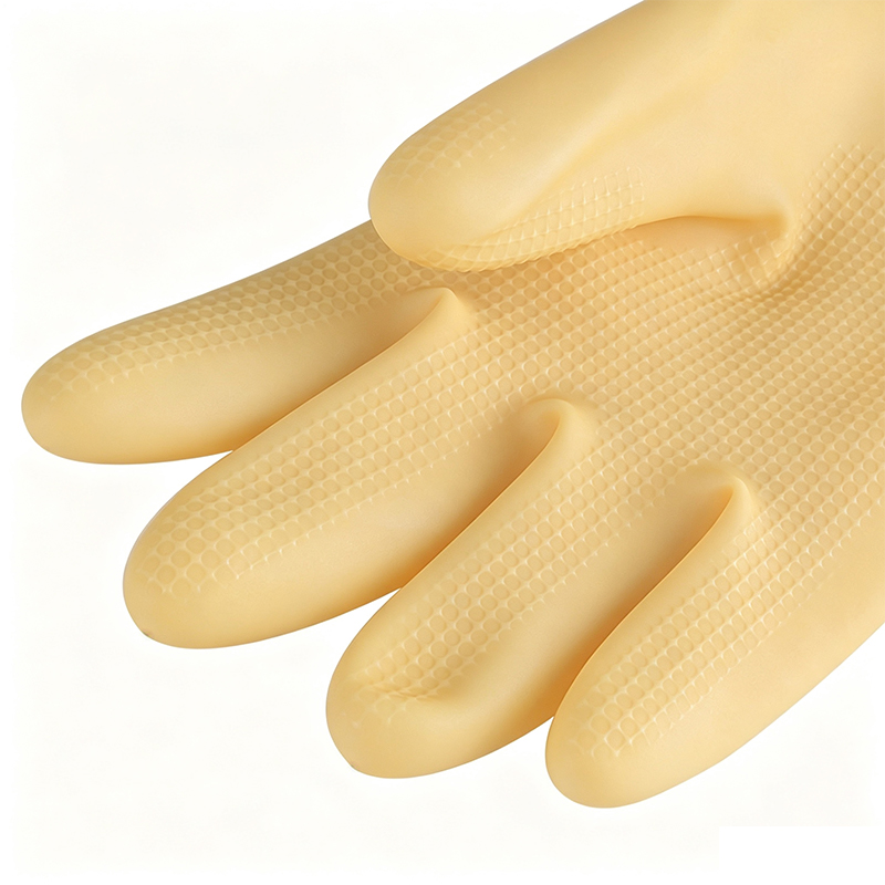 Mănuși de cauciuc din latex rezistente la acizi/alcali