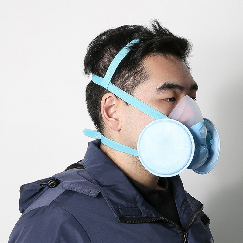 Mască de gaz siliconică cu filtru dublu
