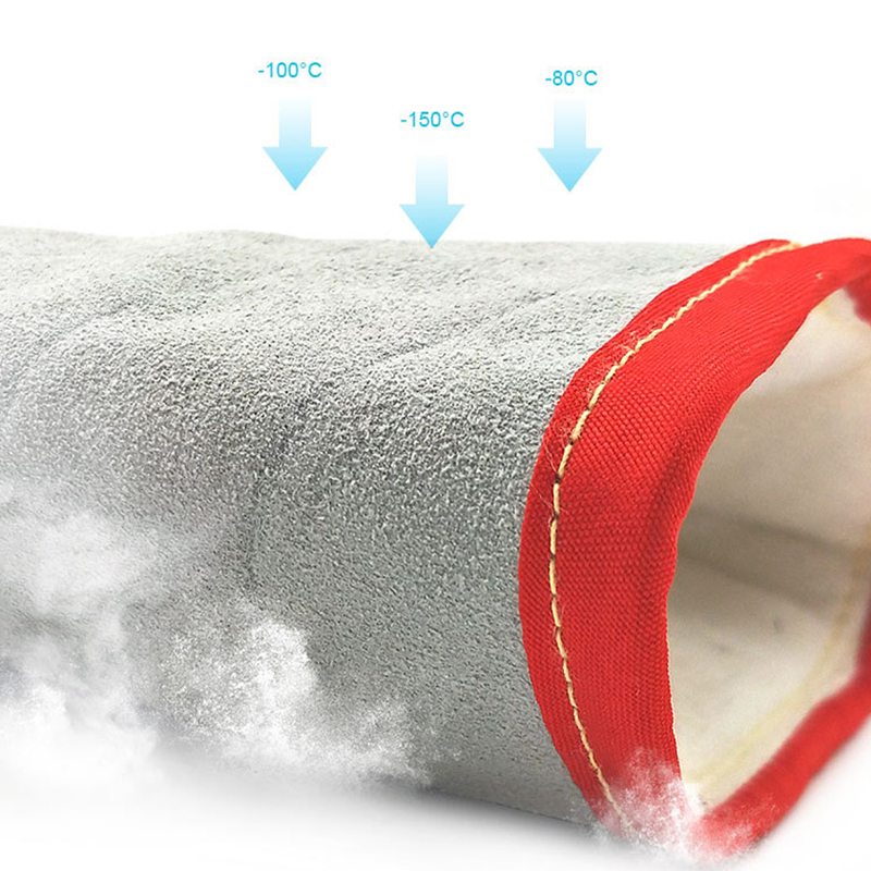 -150°C mănuși criogenice cu piele de vacă