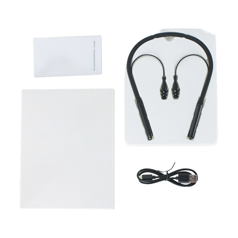 Căști electronice cu bandă pentru gât cu protecție auditivă Bluetooth