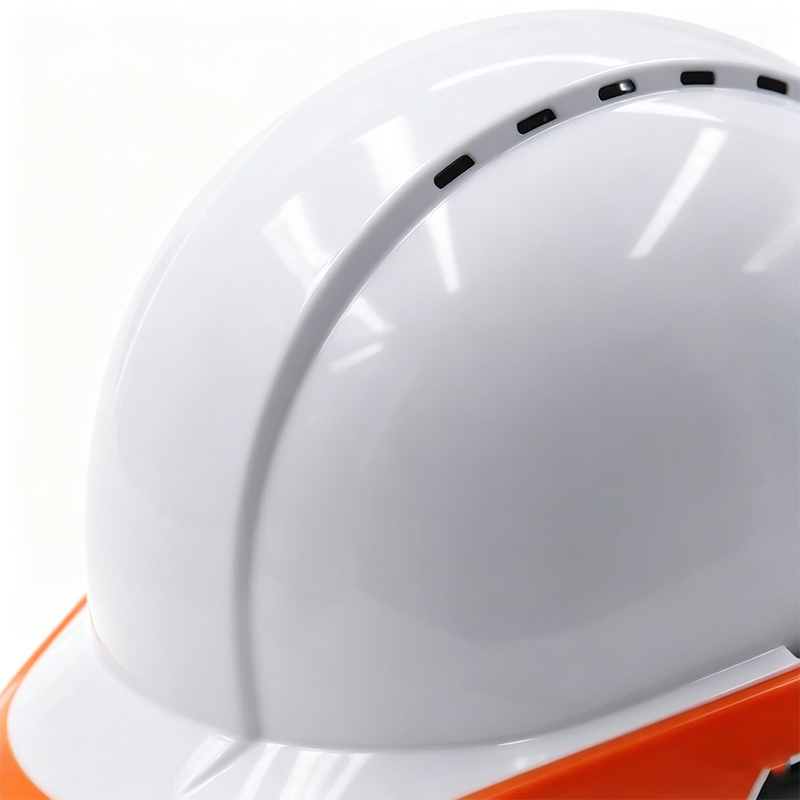 Cască de siguranță industrială fluorescentă de înaltă vizibilitate