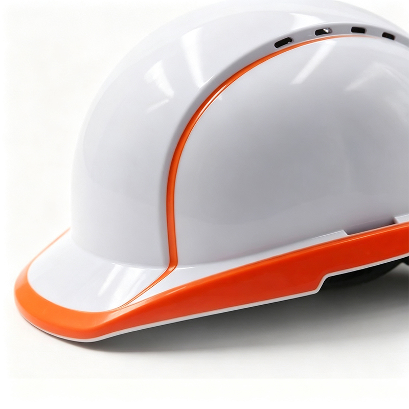 Cască de siguranță industrială fluorescentă de înaltă vizibilitate