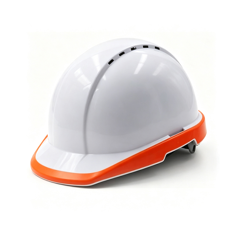 Cască de siguranță industrială fluorescentă de înaltă vizibilitate