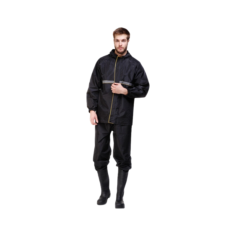Pelernă de ploaie cu două straturi reflectorizante din PVC