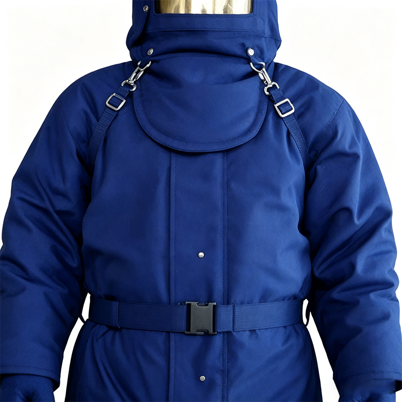 Set de costum de protecție cu azot lichid criogenic