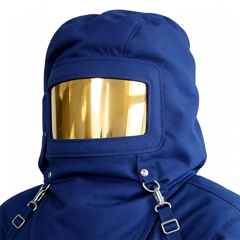 Set de costum de protecție cu azot lichid criogenic