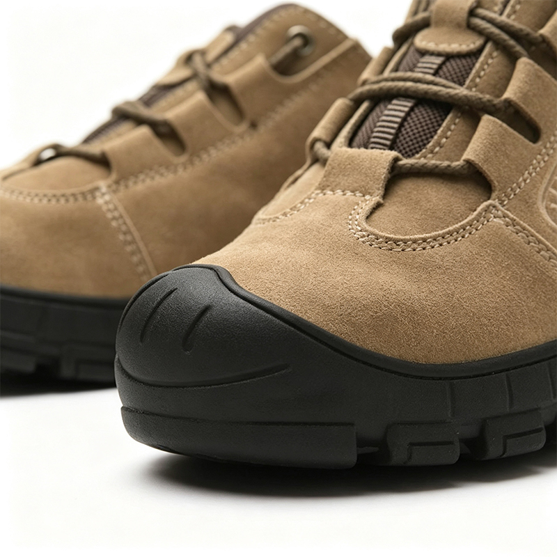 Pantofi de siguranță din cauciuc anti-puncție Kevlar din piele intoarsa
