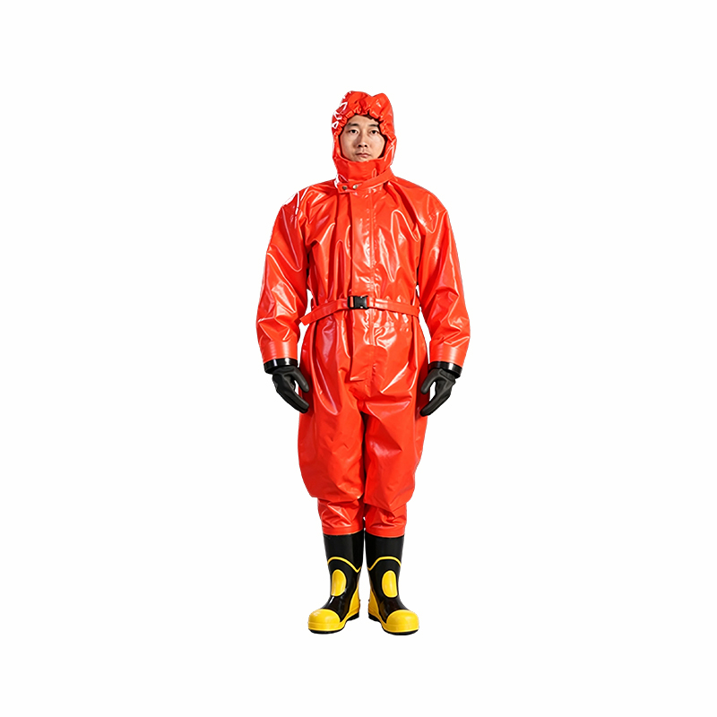 Costum ușor de protecție chimică semi-închis