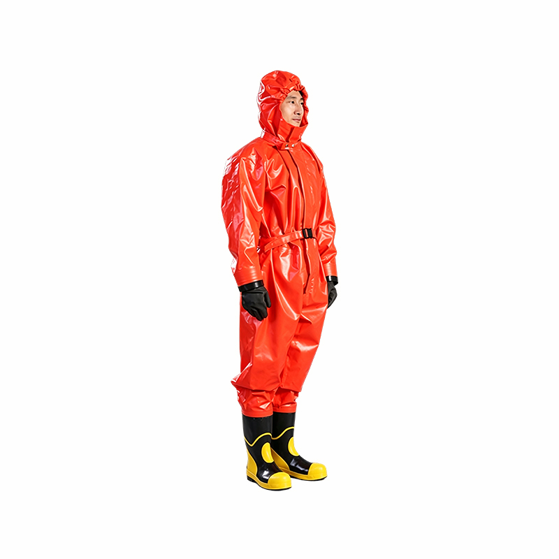 Costum ușor de protecție chimică semi-închis