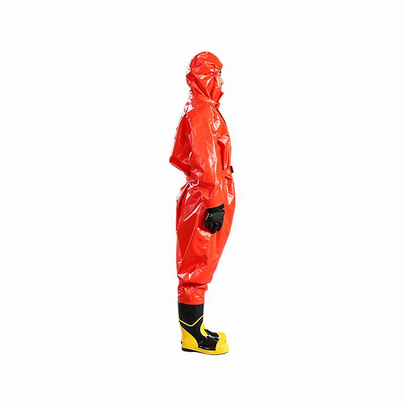 Costum ușor de protecție chimică semi-închis