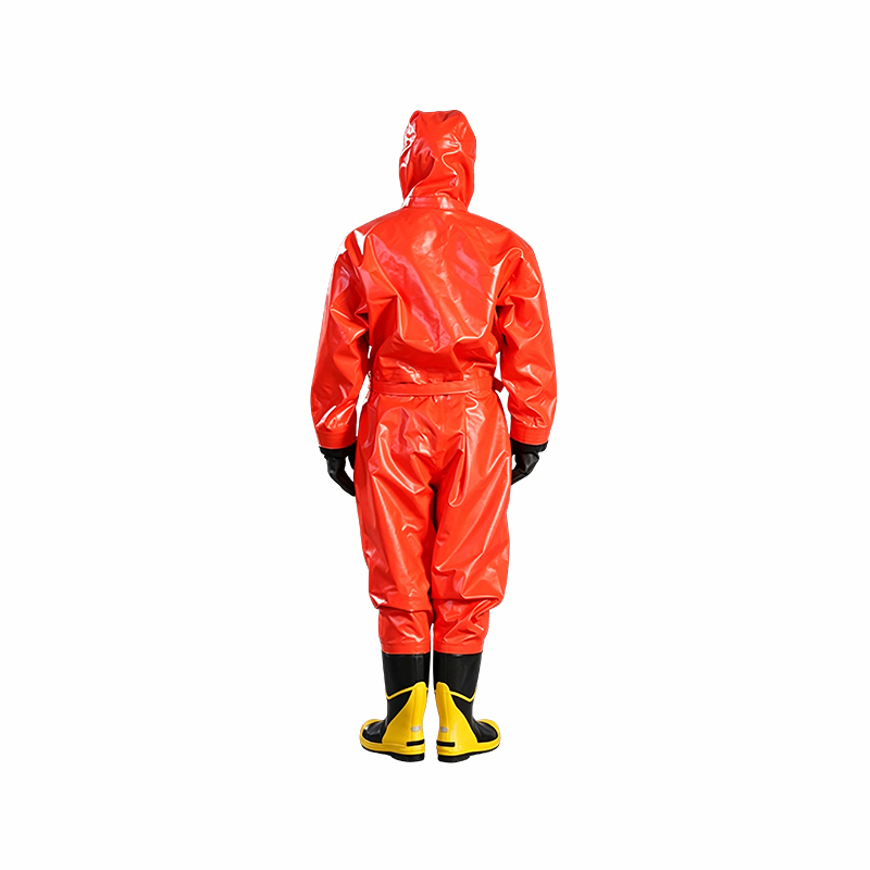Costum ușor de protecție chimică semi-închis