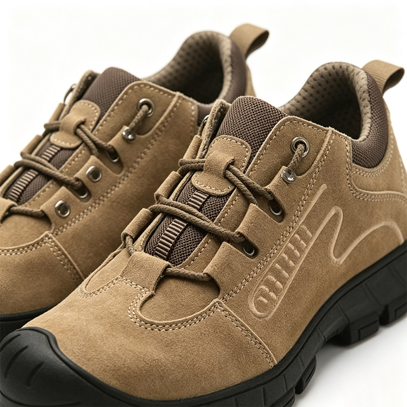 Pantofi de siguranță din cauciuc anti-puncție Kevlar din piele intoarsa