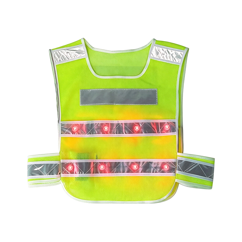 Vestă de siguranță reflectorizantă iluminată activ cu LED
